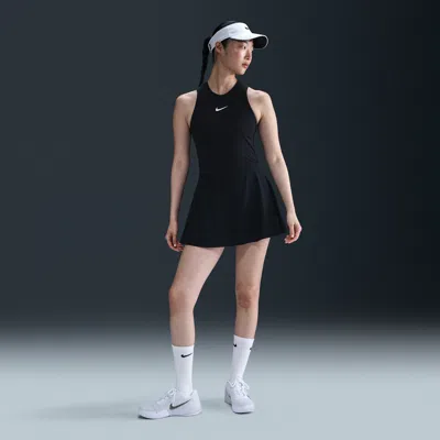 Nike Women's Victory Dri-fit Short Flouncy Tennis Skirt In Black