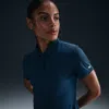 Nike Women's Victory Dri-fit Short-sleeve Golf Polo In Blue