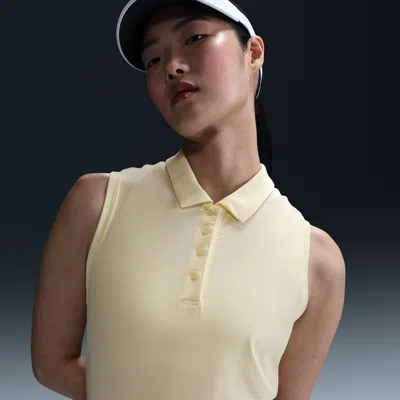 Nike Women's Victory Dri-fit Sleeveless Polo In Brown