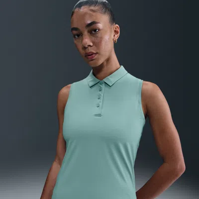 Nike Women's Victory Dri-fit Sleeveless Polo In Green