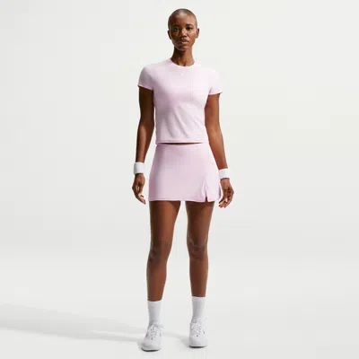 Nike Women's Victory Dri-fit Straight Tennis Skirt In Pink