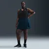 Nike Women's Victory Dri-fit Straight Tennis Skirt (plus Size) In Blue