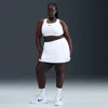 Nike Women's Victory Dri-fit Straight Tennis Skirt (plus Size) In White
