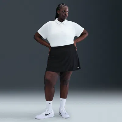 Nike Women's Victory Dri-fit Straight Tennis Skirt (plus Size) In Black
