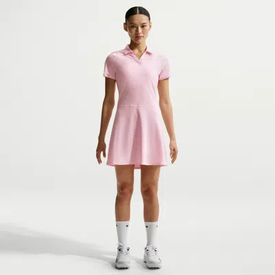 Nike Women's Victory Dri-fit Golf Polo Dress In Pink
