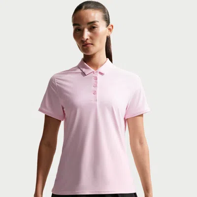 Nike Women's Victory Dri-fit Short-sleeve Golf Polo In Pink