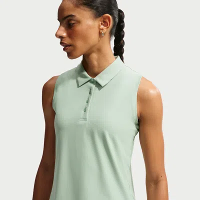 Nike Women's Victory Dri-fit Sleeveless Polo In Green