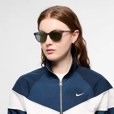 Nike Women's Vital Trend Mirrored Sunglasses In Blue