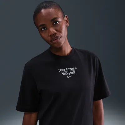 Nike Women's Volleyball Boxy T-shirt In Black