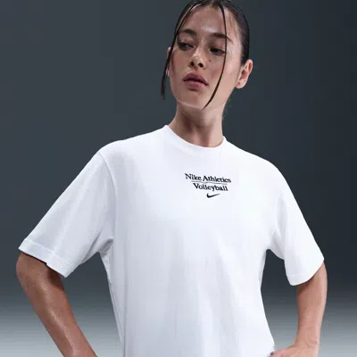 Nike Women's Volleyball Boxy T-shirt In White