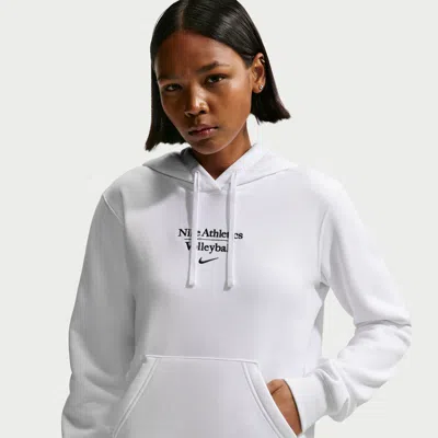 Nike Women's Volleyball Pullover Hoodie In White