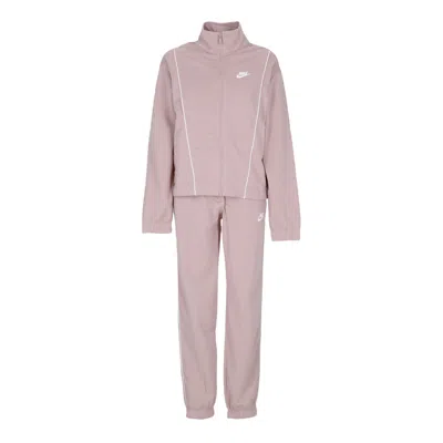 Nike Women's W Essential Tracksuit Set Diffused Taupe/white/white