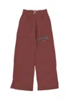 Nike Women's W Sportswear Phoenix Fleece High-rise Logo Pant Red Sepia In Brown