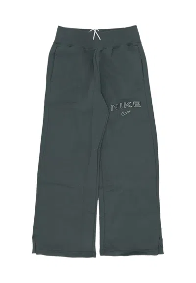 Nike Women's W Sportswear Phoenix Fleece High-rise Logo Pant Vintage Green