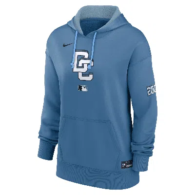 Nike Blue Washington Nationals 2025 City Connect Authentic Collection Performance Pullover Hoodie