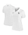 Nike Women's White Colorado Rockies Authentic Collection Victory Performance Polo Shirt In White