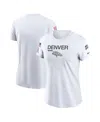 Nike Women's White Denver Broncos 2024 Salute To Service Legend Performance T-shirt In White