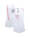 Nike White Houston Astros Crisscross Performance Tank Top In White