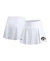 Nike Women's White Iowa Hawkeyes Tennis Skirt With Shorts In White