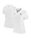 Nike Women's White Kansas City Royals Authentic Collection Victory Performance Polo Shirt In White