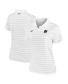 Nike Women's White Miami Marlins Authentic Collection Victory Performance Polo Shirt In White