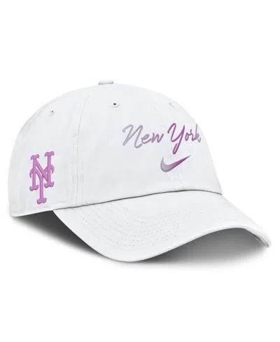 Nike Women's White New York Mets Mother's Day Club Adjustable Hat