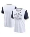 Nike Women's White Penn State Nittany Lions Legacy Fundamental Expression Tri-blend T-shirt