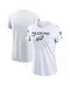 Nike Women's White Philadelphia Eagles 2024 Salute To Service Legend Performance T-shirt In White