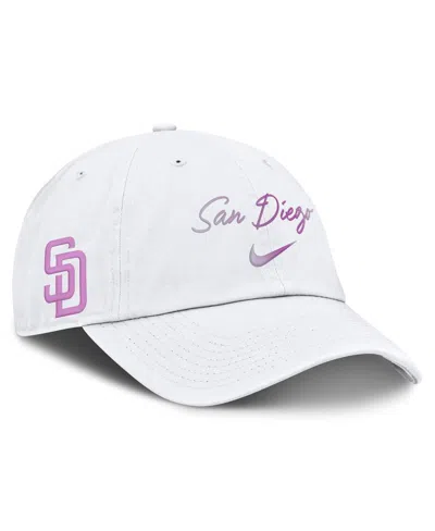 Nike Women's White San Diego Padres Mother's Day Club Adjustable Hat