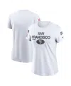 Nike Women's White San Francisco 49ers 2024 Salute To Service Legend Performance T-shirt In White