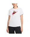 Nike Women's White Team Usa Essentials Eagle T-shirt In White