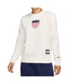 Nike Women's White Team Usa Phoenix Fleece 1924 Pack Pullover Sweatshirt In White
