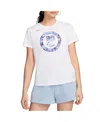Nike Women's White U.s. Paralympics Puck Club T-shirt In White