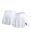 Nike Women's White Usc Trojans Club Performance Tennis Skirt With Shorts