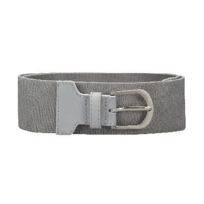 Nike Women's Wide Stretch Web Golf Belt In Grey