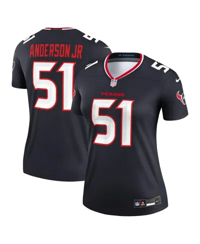 Nike Will Anderson Jr. Navy Houston Texans Game Jersey In Blue