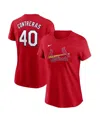 Nike Women's Willson Contreras Red St. Louis Cardinals Fuse Name Number T-shirt In Red
