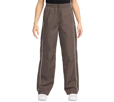 Nike Womens  Windrunner Woven Hr Oh Pants In Ironstone