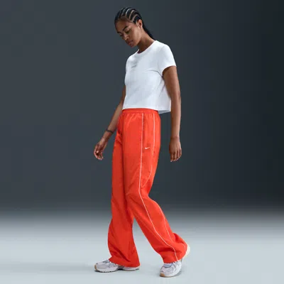 Nike Women's Windrunner High-waisted Woven Open-hem Pants