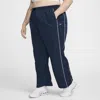 Nike Women's Windrunner High-waisted Woven Open-hem Pants (plus Size) In Blue