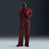 Nike Women's Windrunner High-waisted Woven Open-hem Pants In Red