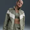 Nike Women's Windrunner Loose Uv Woven Full-zip Jacket In Green
