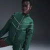 Nike Women's Windrunner Loose Uv Woven Full-zip Jacket In Green Gorge/sail