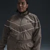 Nike Women's Windrunner Loose Uv Woven Full-zip Jacket (plus Size) In Brown