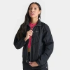 Nike Women's Windrunner Loose Uv Woven Full-zip Jacket In Black