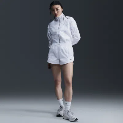 Nike Women's Windrunner Mid-rise 2" Woven Shorts In White