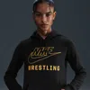 Nike Women's Wrestling Pullover Hoodie In Black