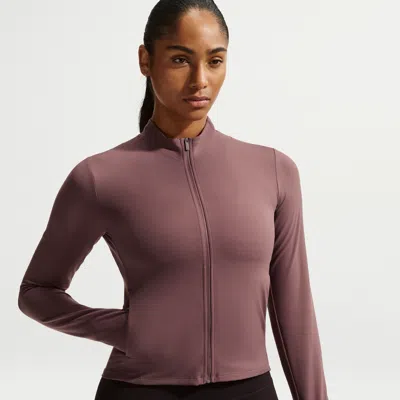 Nike Women's Zenvy Dri-fit Full-zip Jacket In Purple