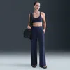 Nike Women's Zenvy Dri-fit High-waisted Wide-leg Pants In Blue