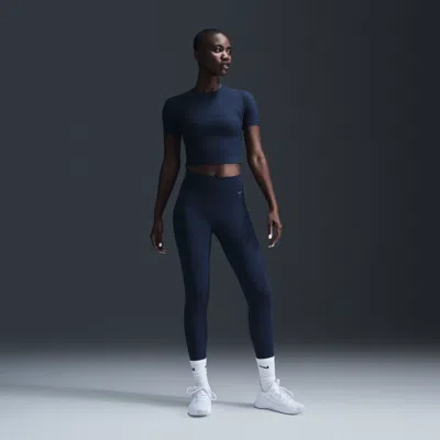 Nike Women's Zenvy Gentle-support High-waisted 7/8 Leggings In Blue